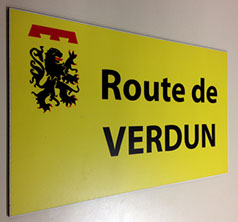 plaque de rue